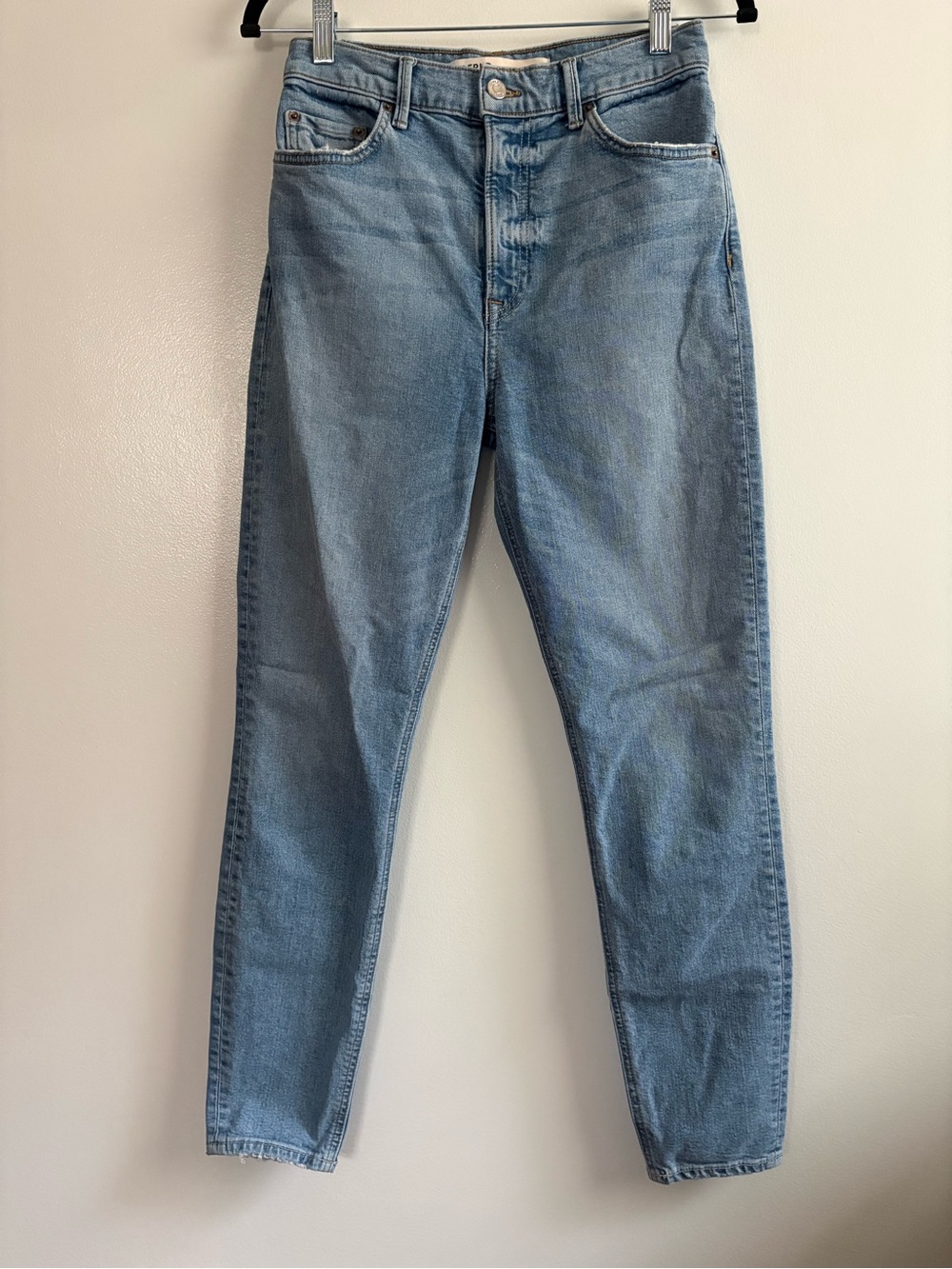 GRLFRND The Kendall High Rise Stretch Skinny Jeans Malibu Blue Size 26